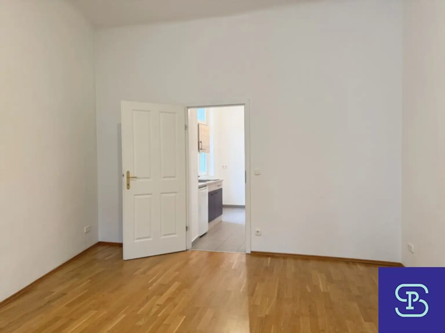 Wohnzimmer Blick in die Küche