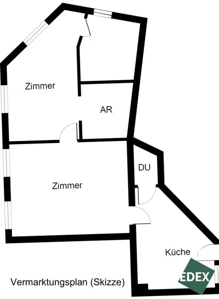 Altbauwohnung mit 56 m² zum Sanieren – ruhige Lage in Favoriten