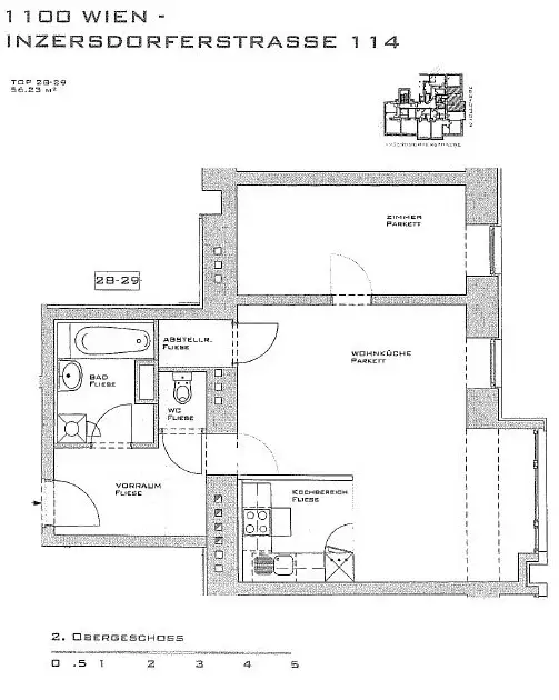 Geräumige 2-Zimmer-Wohnung im 10. Bezirk!