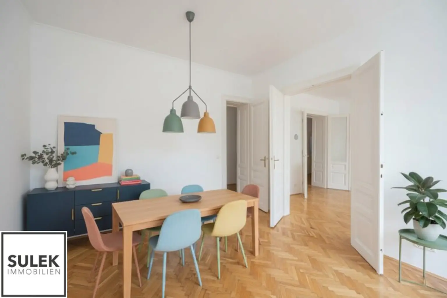 Gut geschnittene Altbauwohnung mit Grünblick; Schönbrunnerallee