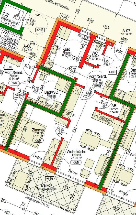 *Projekt Murfeldsiedlung*Neubauwohnung mit Balkon in Gratwein Straßengel-Haus A Top 7