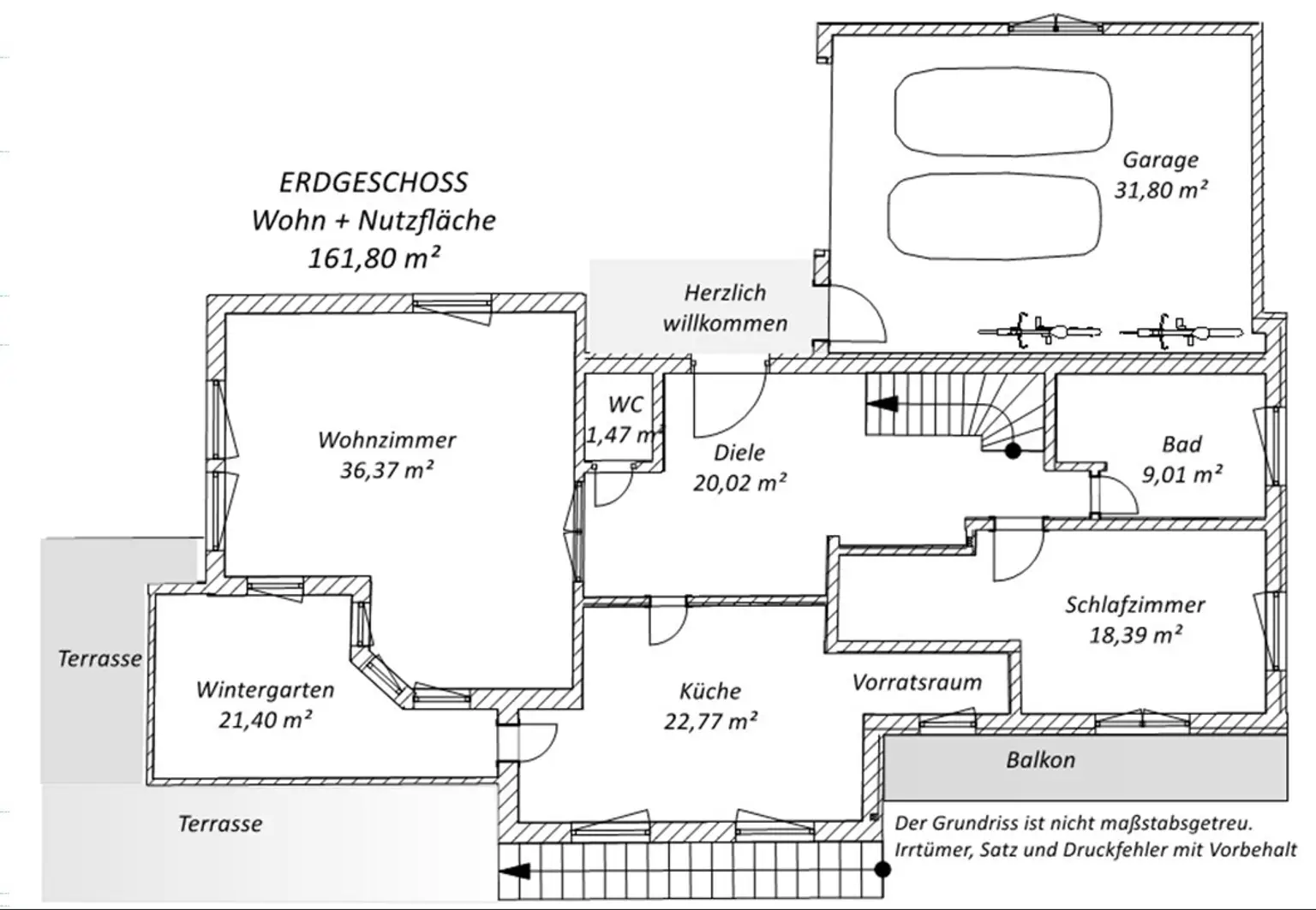 Ein einzigartiges Zweifamilienhaus mit Schwimmteich.