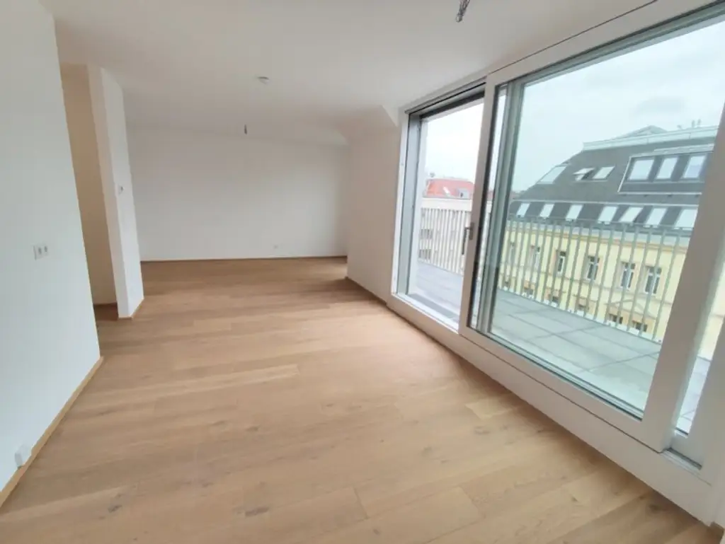 Modern wohnen in Meidling! DG-2-Zimmer-Erstbezug mit Sonnenterrasse - Top70
