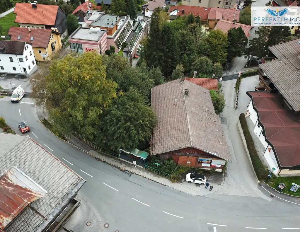 Einzigartiges Grundstück mit Altbestand im Zentrum von Eben am Achensee