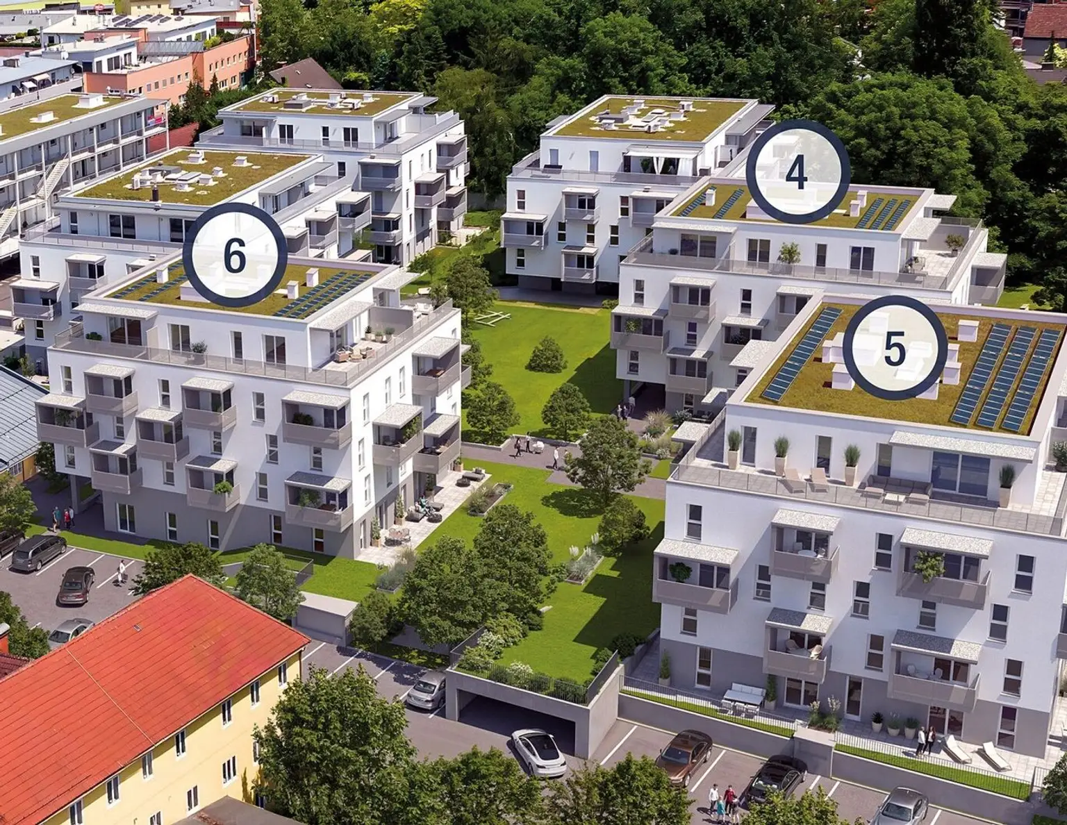 Grün Wohnen am Puls der Stadt: Sonnige Eigentumswohnung im neuen Graumann-Park