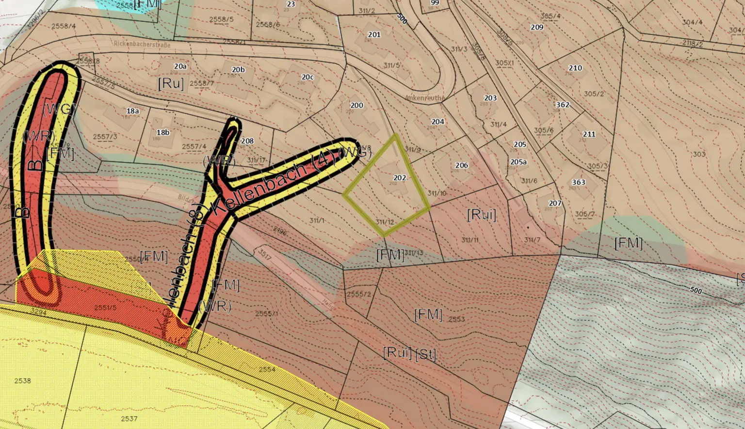 Gefahrenzonenplan