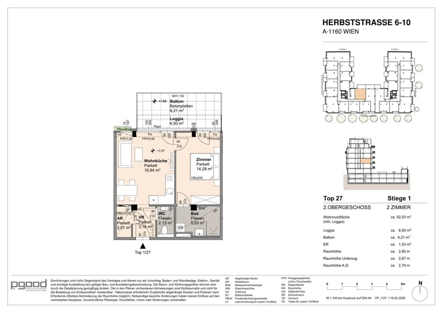 Innenhof-Invesment: TOP-Zweizimmer-Apartment mit großzügiger Freifläche (NEW)
