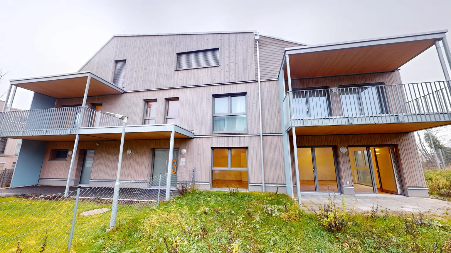 Moderne Wohnungen in Holzbauweise