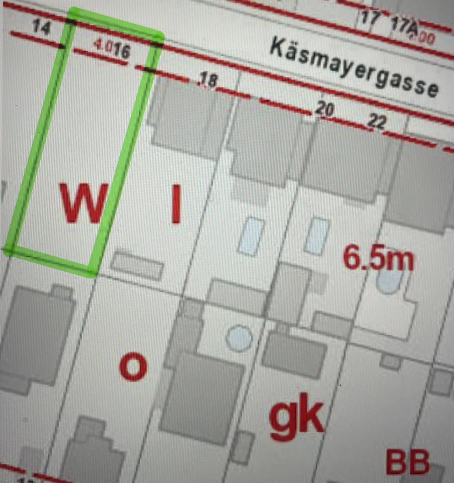 Grundstueck Flaechenwidmung
