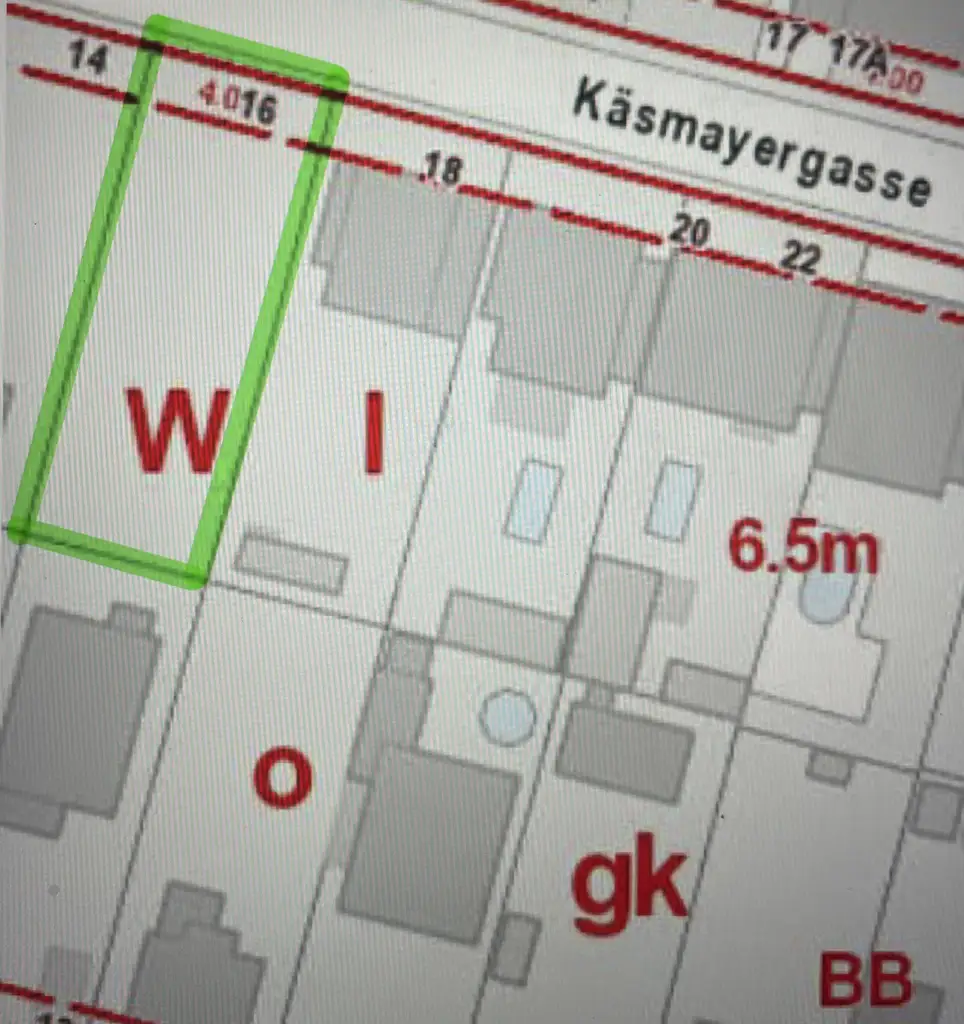 Grundstueck Flaechenwidmung