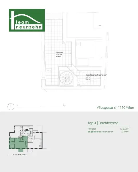 Maisonette mit Flair: 3-Zimmer-Wohnung mit Balkon & Dachterrasse in 1130 Wien!