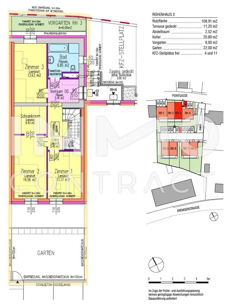 FAMILIENNEST mit GARTEN - *gefördert*
4ZI - Reihenhaus mit viel Stauraum und 2Stellplätzen!