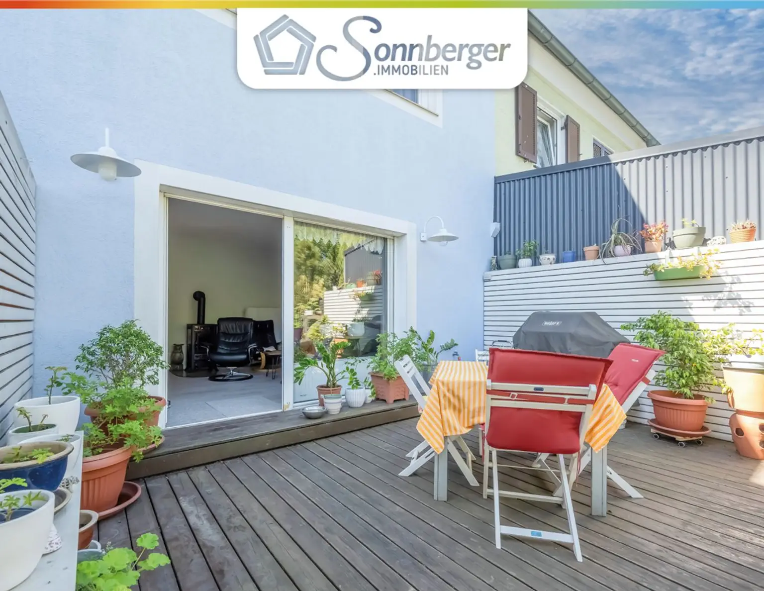 STADTOASE - Malerisches Reihenhaus mit Balkon und prachtvollem Garten in Linz/Spallerhof