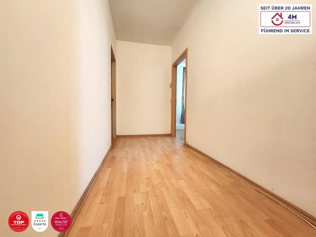 PREISHIT: 3 separate Zimmer mit perfekter Anbindung und sehr niedrigen Betriebskosten