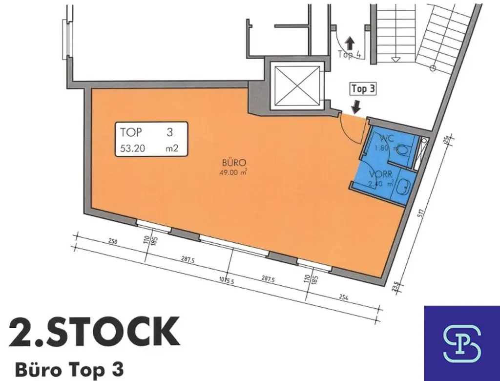 Toplage 1010 Wien: 53m² Büro mit Küche beim Hohen Markt!