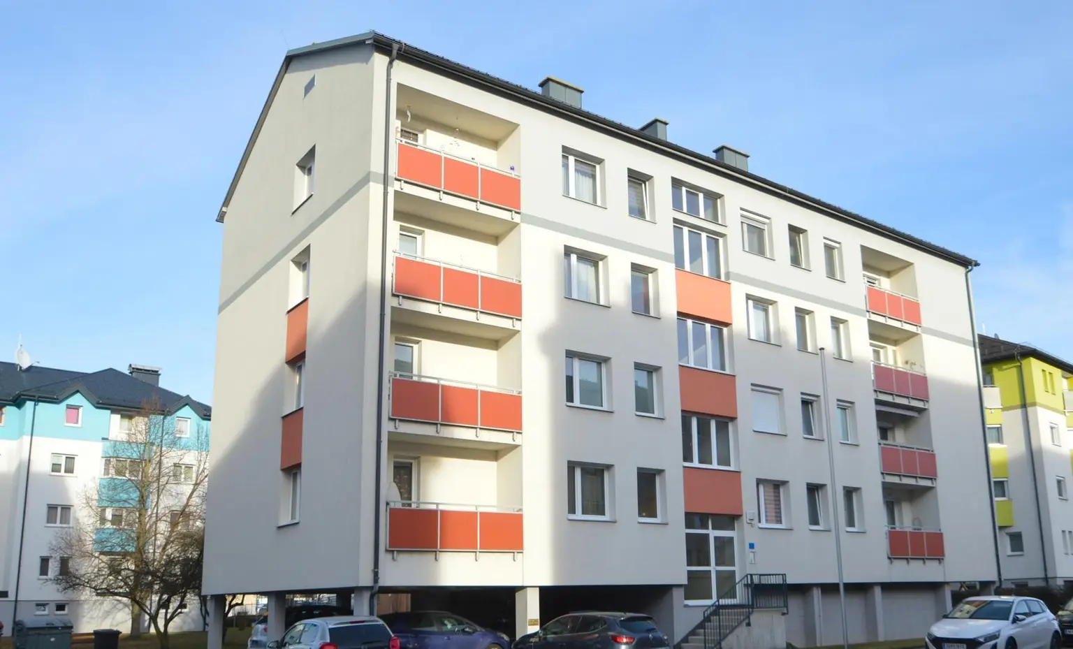 Ansicht von der Straße