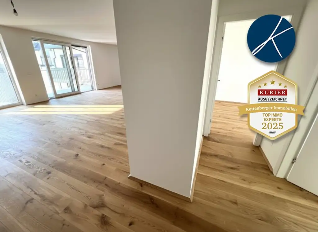 *Superprojekt: ''Über den Baumwipfeln" TOP 50 MIT ÜBERDACHTEM INNENHOF-BALKON (17,5 m²)