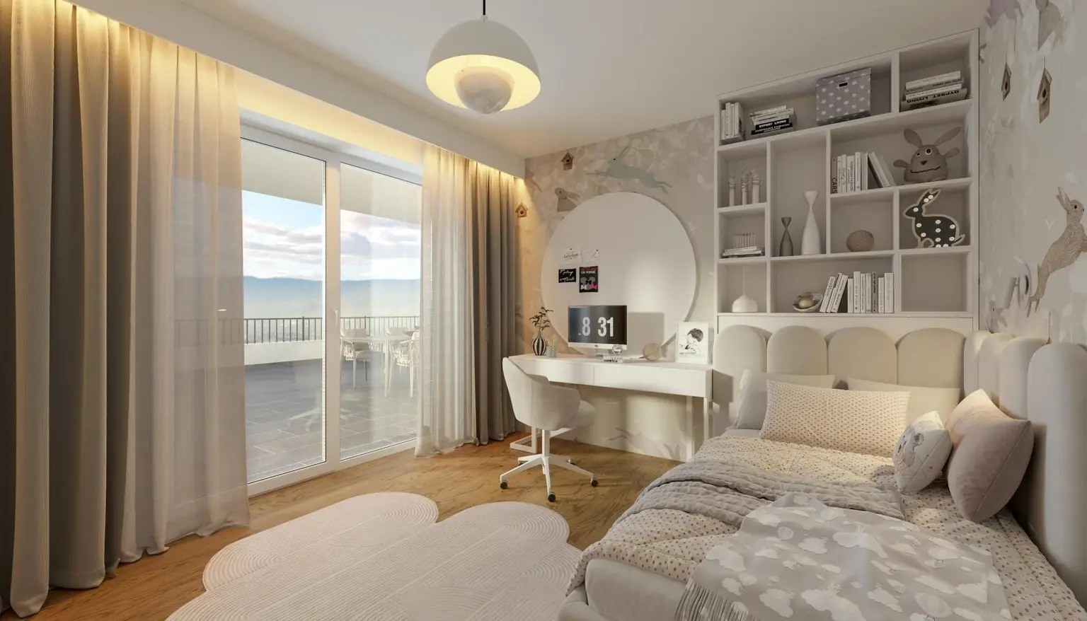 Schlafbereich I Visualisierung