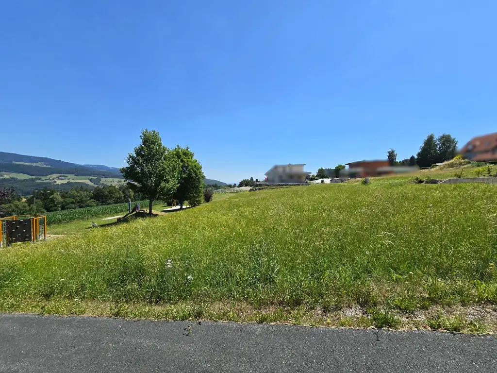 Grundstück in gepflegtem Neubauviertel mit schöner Aussicht