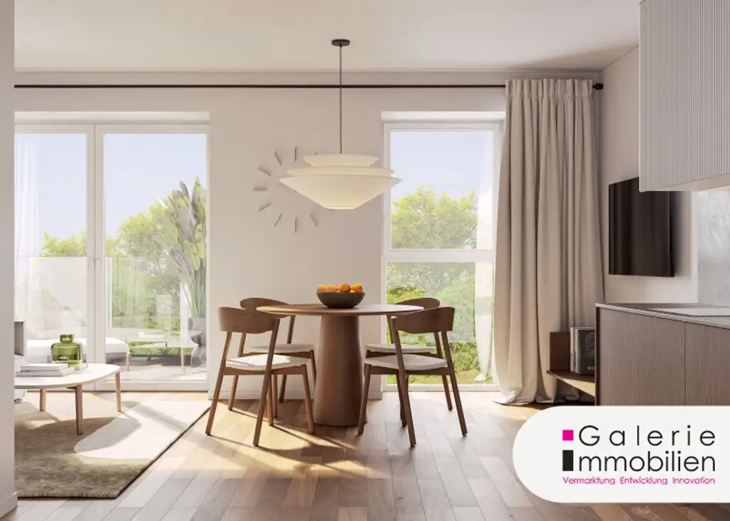 PASSIVHAUS - Barrierefreie Neubauwohnung mit Terrasse - sonnig und hell - Tiefgarage