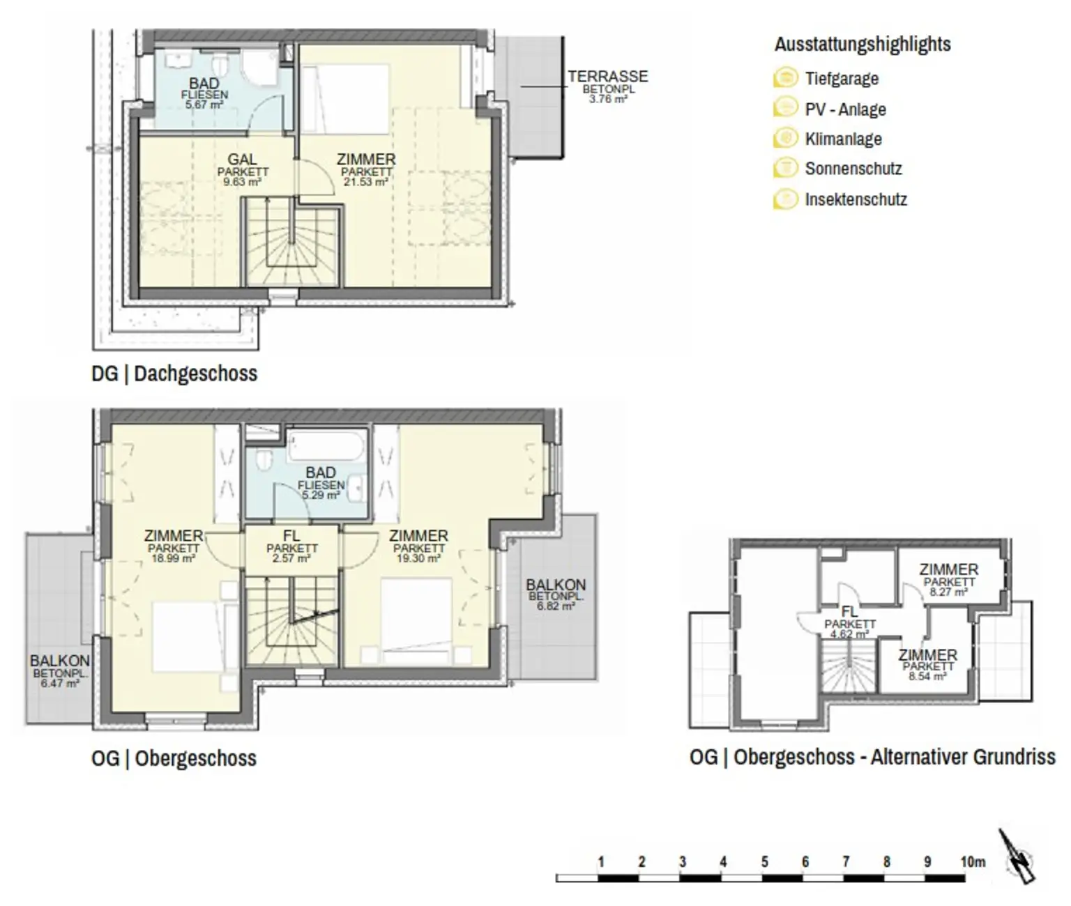 PROVISIONSFREI ~ Reihenhäuser nahe Mühlwasser und Donauinsel ~ 111m² - 120m² ~ ab € 749.000,00
