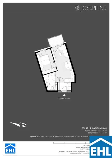 Willkommen in "Josephine" - Wohnen beim Prater!