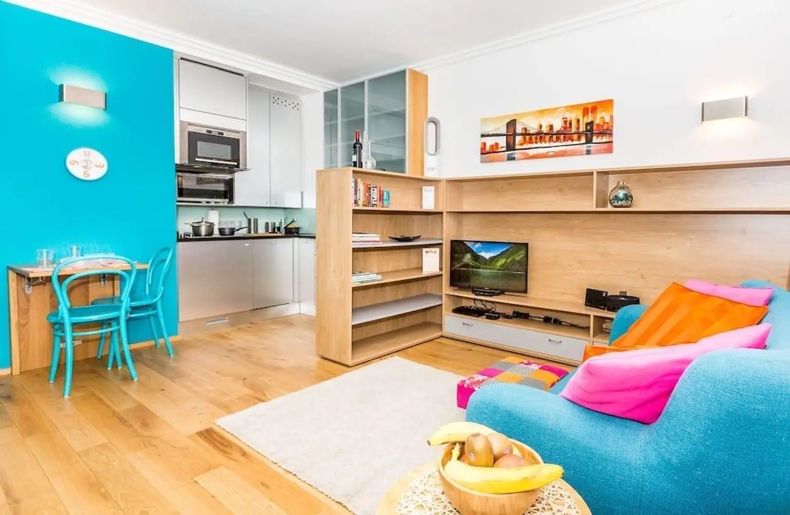 Moderne möblierte 1-Zimmerwohnung im Herzen von Wien - klein aber fein! Miete - All Inclusive!