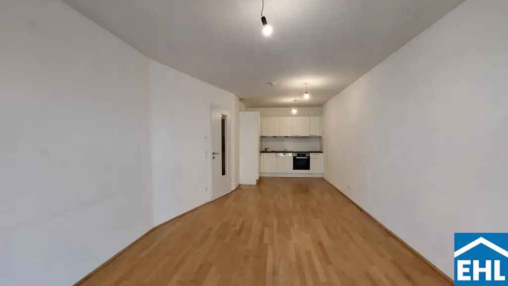 Ideal geschnittene 2-Zimmer Wohnung mit Loggia in U-Bahn-Nähe bei der Messe Wien!