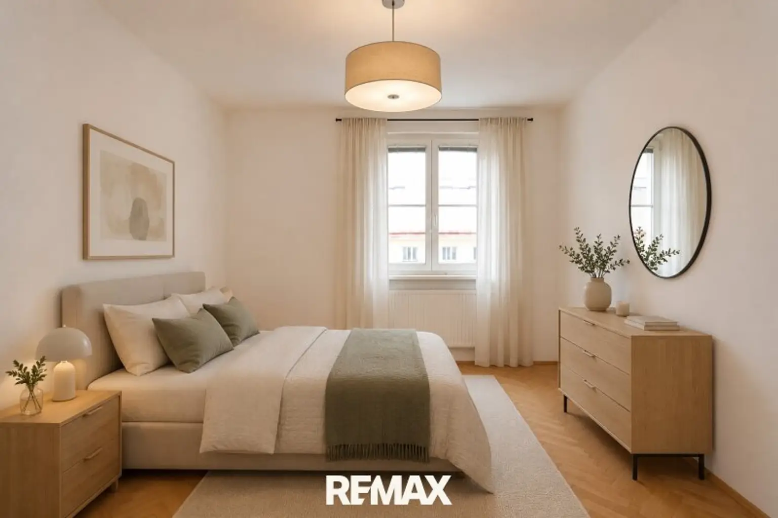 Schlafzimmer (virtuell eingerichtet)