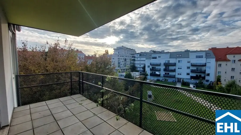 3-Zimmer-Wohnung mit 10m² großen Balkon & sehr guter Infrastruktur nahe der Donauinsel