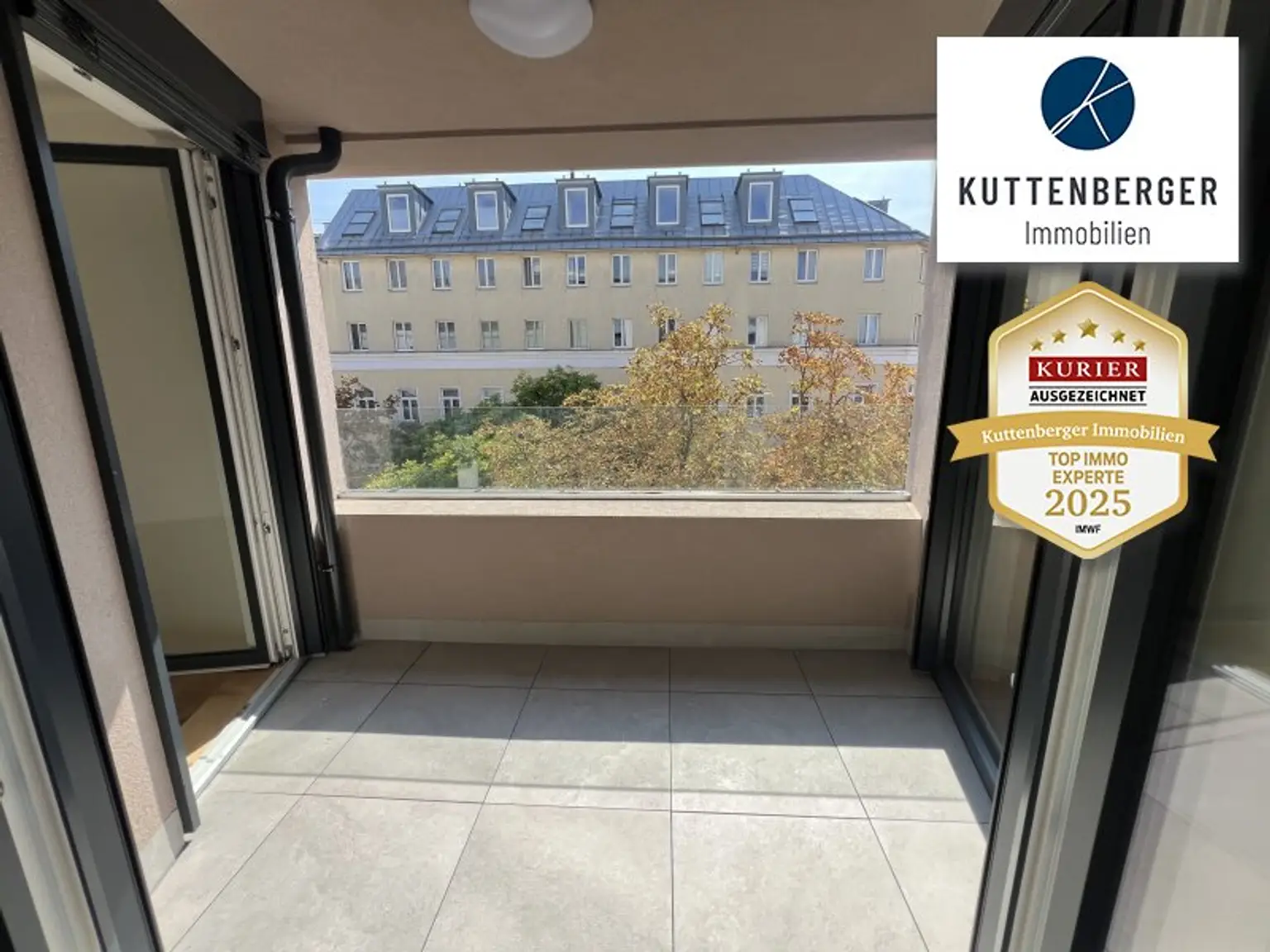 *Superprojekt: ''Über den Baumwipfeln" Top 44 Erstklassige 2-Zimmer Loggia - Wohnung + TRAUMHAFTE SÜDAUSRICHTUNG mit Blick auf die Kastanienbäume
