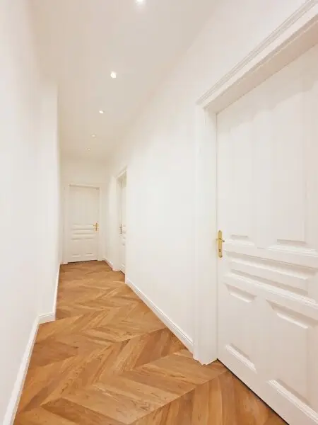 Flur = 3 getrennte Zimmer