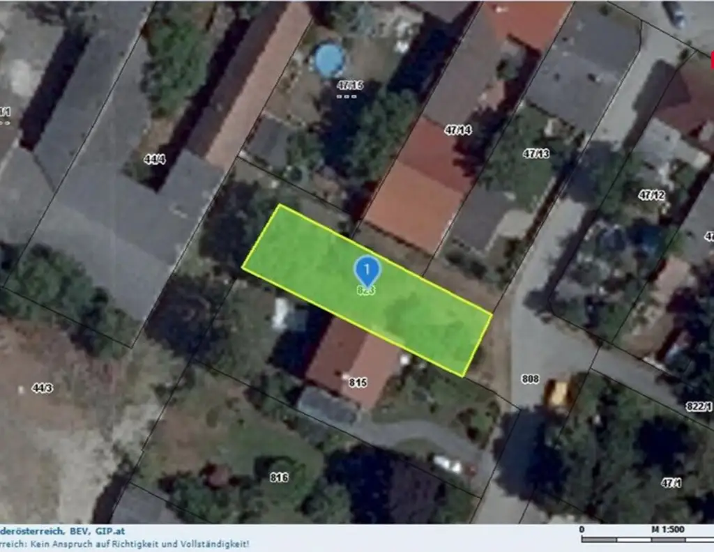 Grundstück in 2201 Seyring zu verkaufen