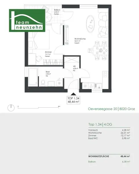 Grünes Wohnen mit Cityanschluss - Ihr neues Zuhause in Bestlage