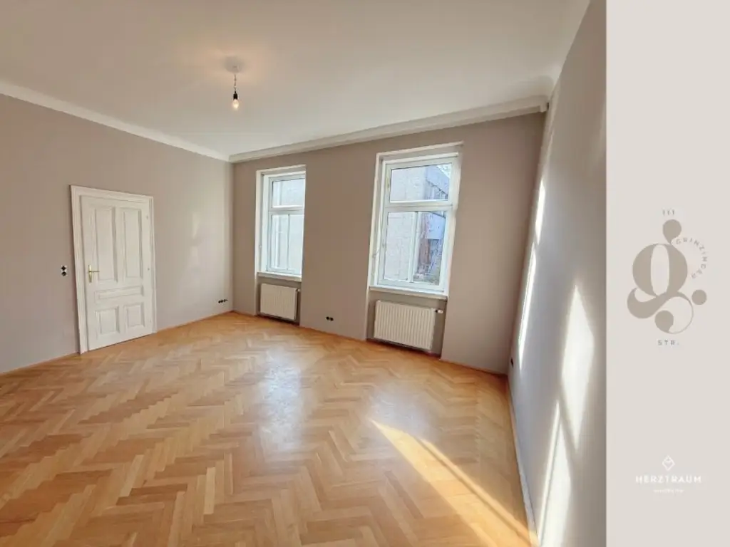 Wiener Altbaucharme mit Grünblick – Harmonische 64 m² Altbauwohnung im 19. Bezirk – PROVISIONSFREI