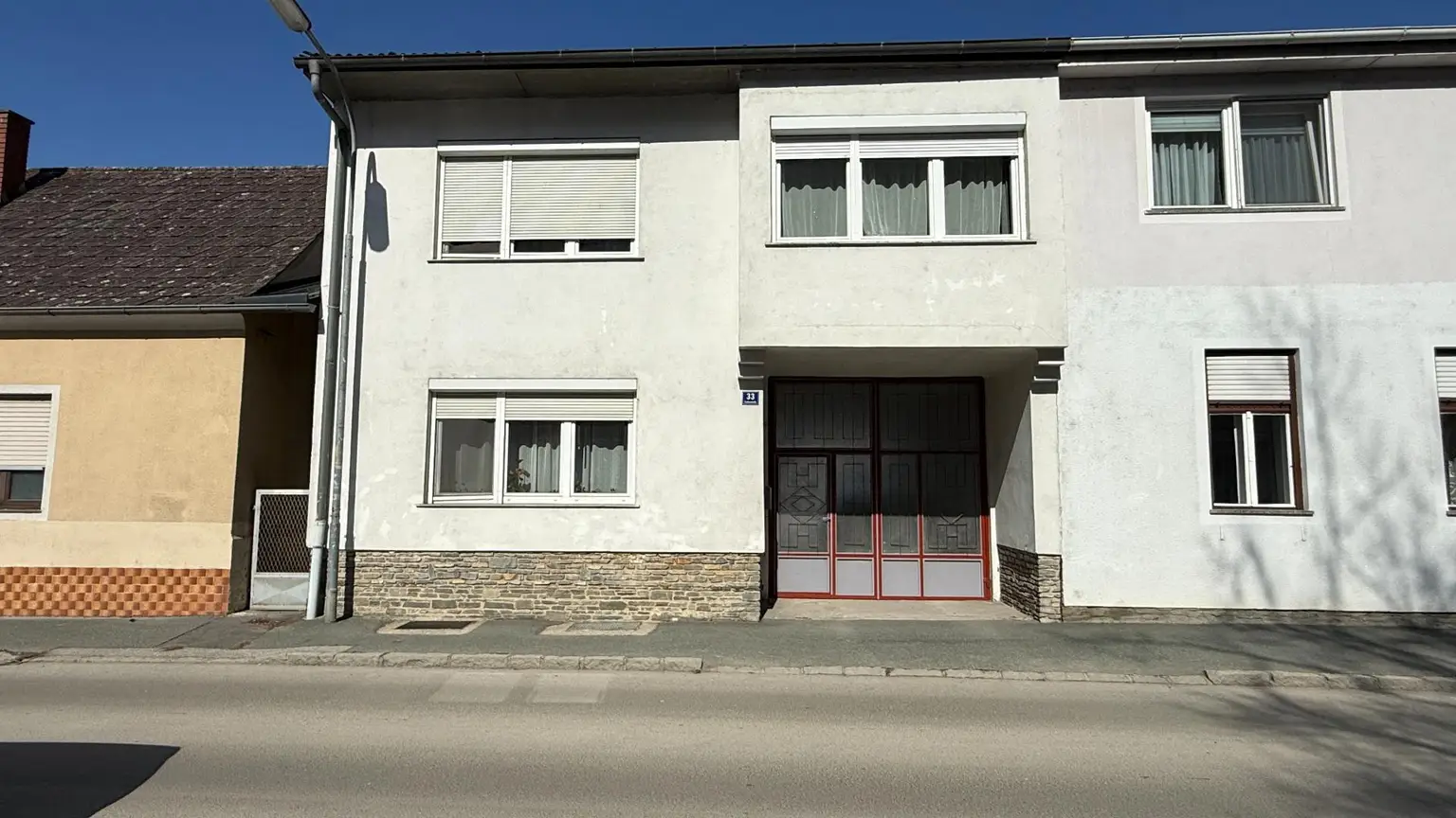 Ansicht von der Straße