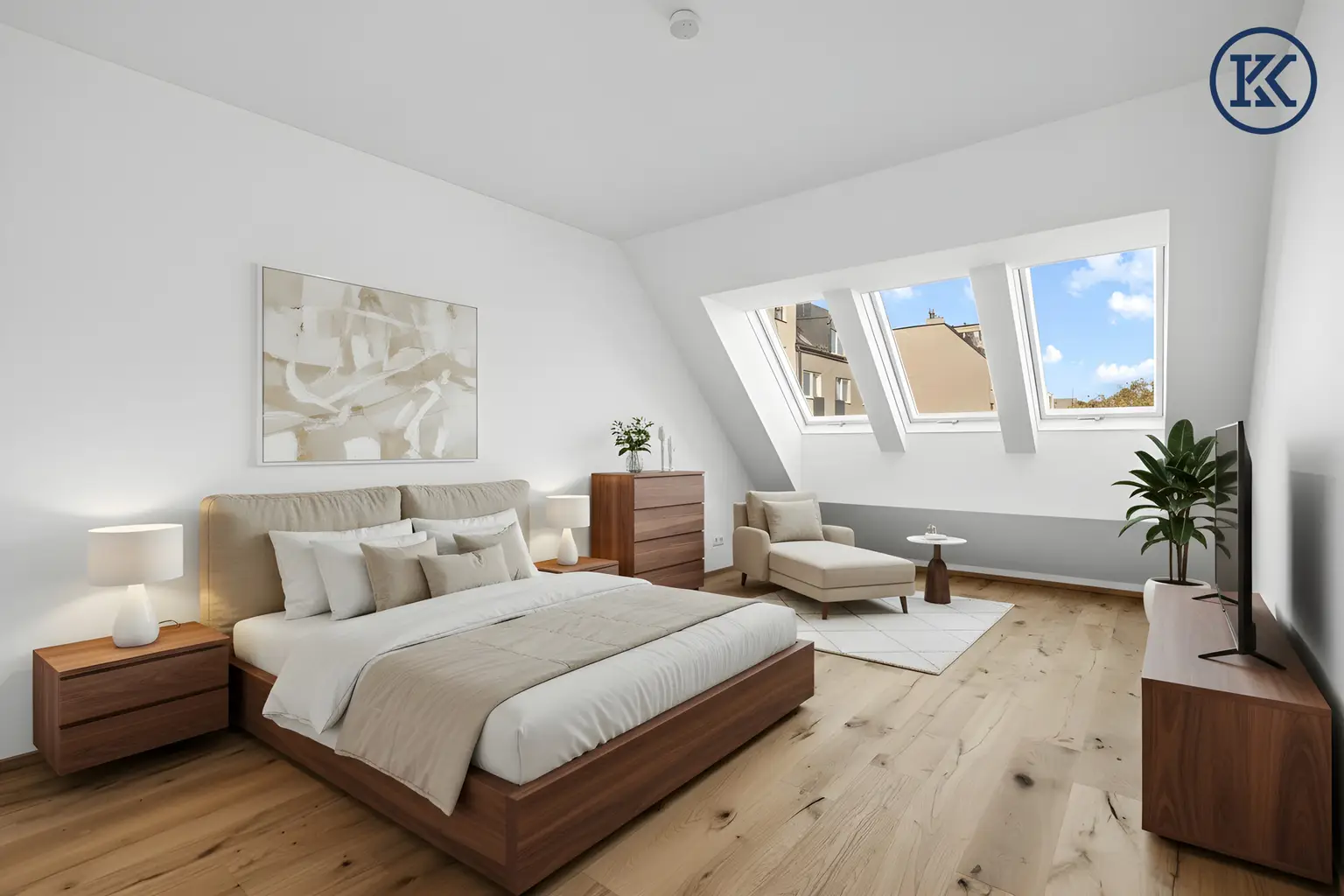 Alte Donau Investmentchance: Traum-Dachwohnung mit seltener Airbnb-Genehmigung!