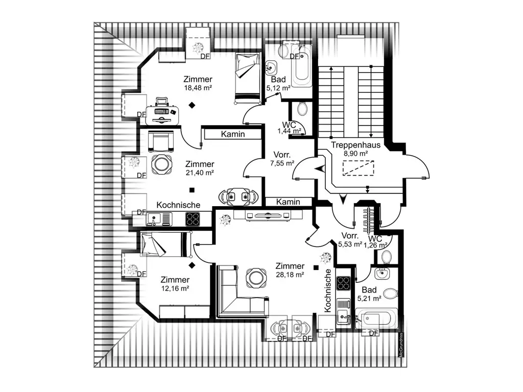 Anlegerwohnungspaket in Grazer Gründerzeithaus