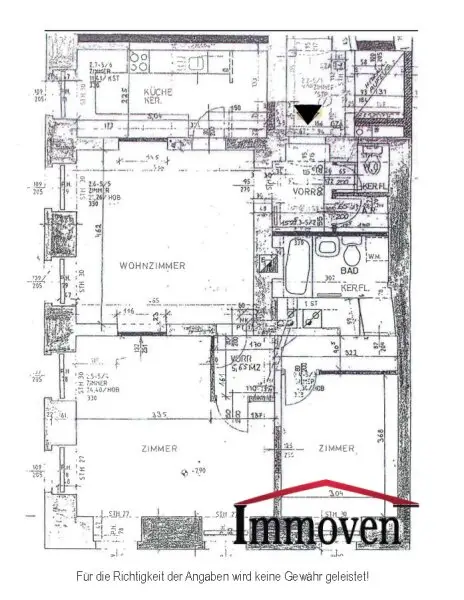 Erstbezug in Toplage - Teilsanierte 3-Zimmerwohnung ohne Freifläche im Botschaftsviertel! (Mietbeginn nach Vereinbarung)