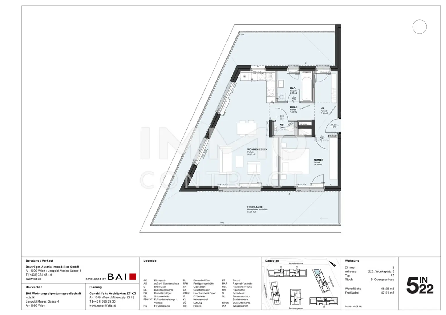 NACHMIETERSUCHE  Moderne Neubauwohnung direkt an der U2 Aspernstraße  (Fotos folgen in Kürze)