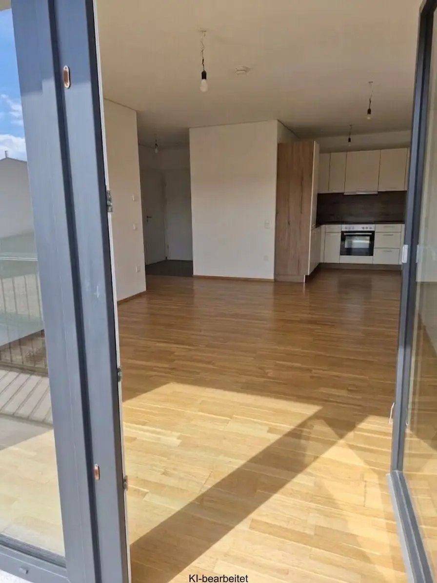 Eigentum statt Miete - Neubau: Ca. 54 m² Wohnung mit Balkon nach Südwesten ausgerichtet