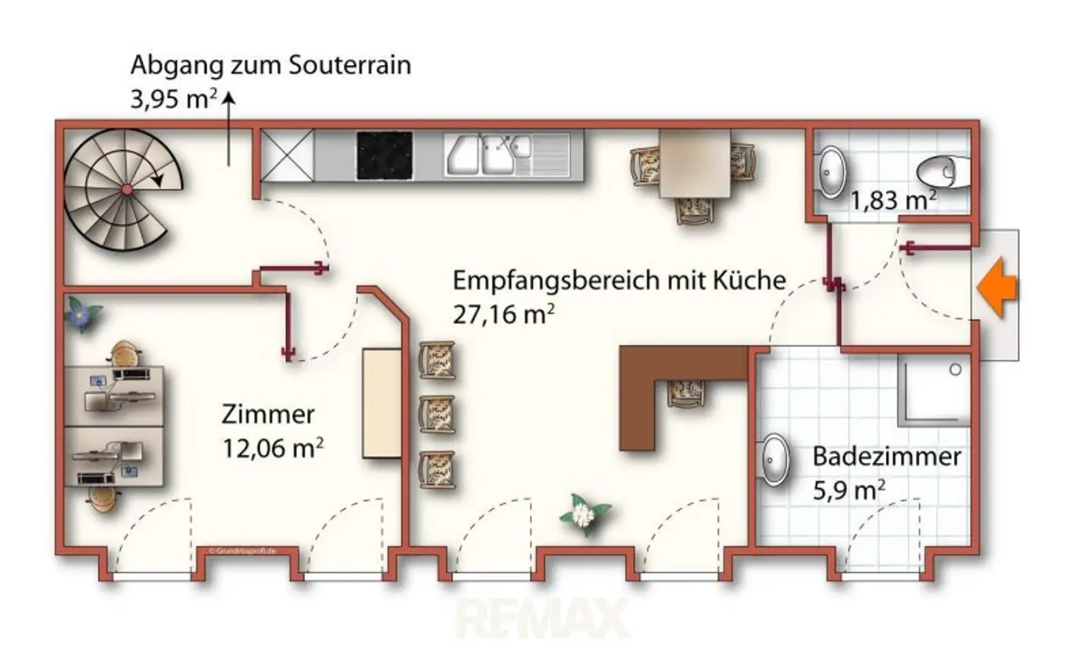 Möblierungsvorschlag EG