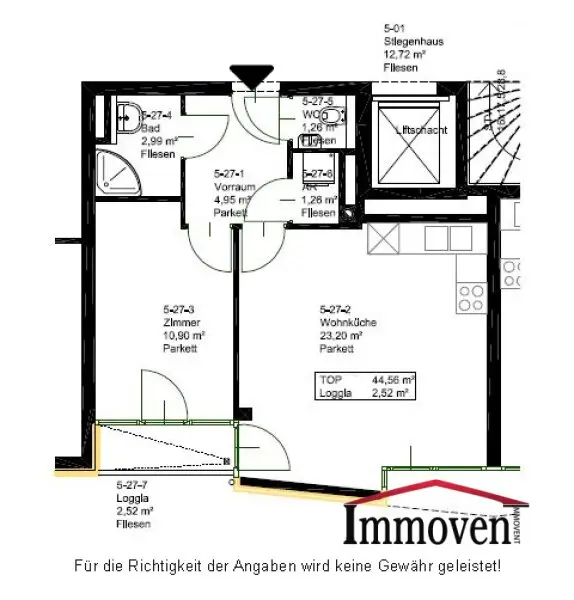 Helle 2-Zimmerwohnung mit Loggia in Margareten!