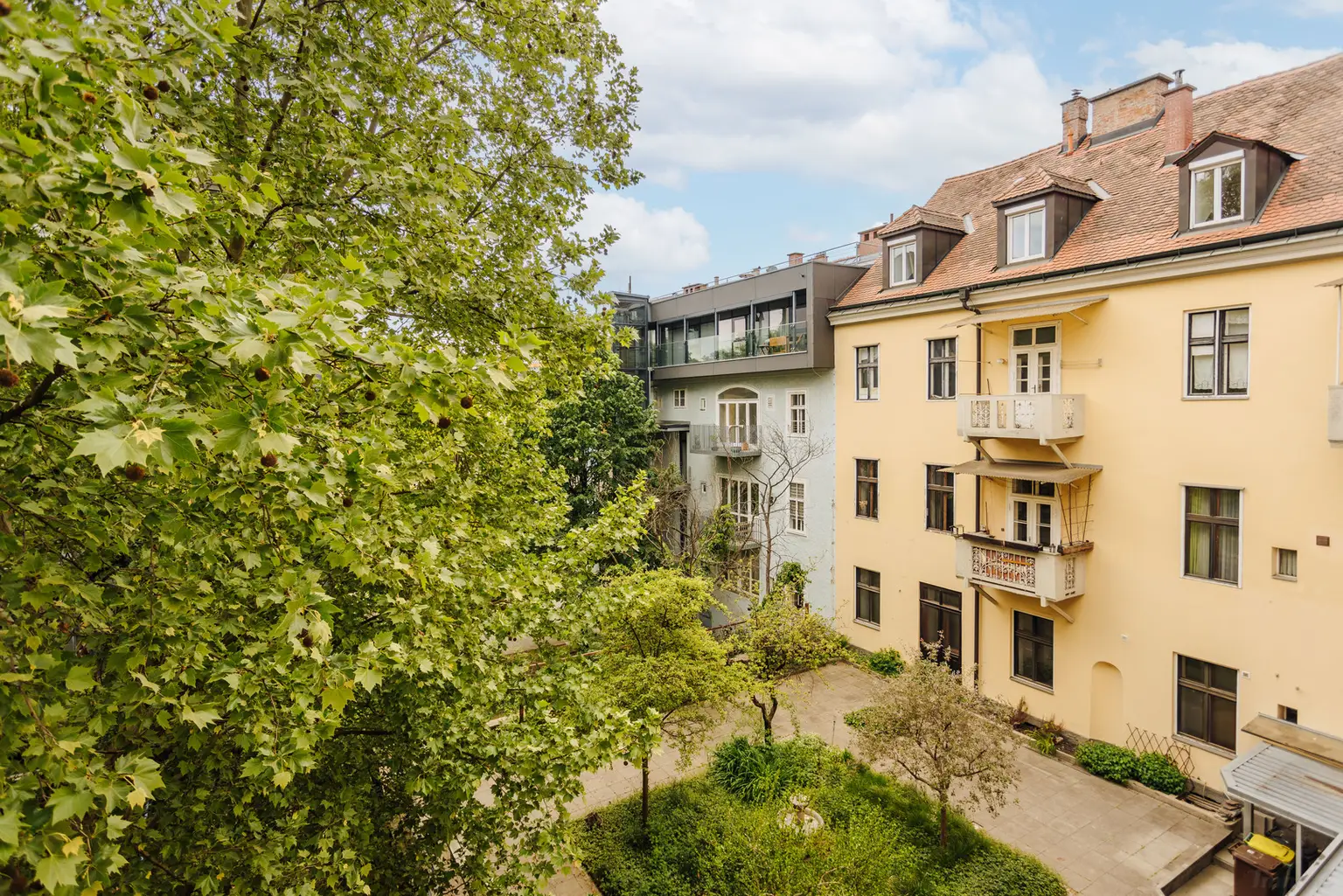 Ausblick Balkon
