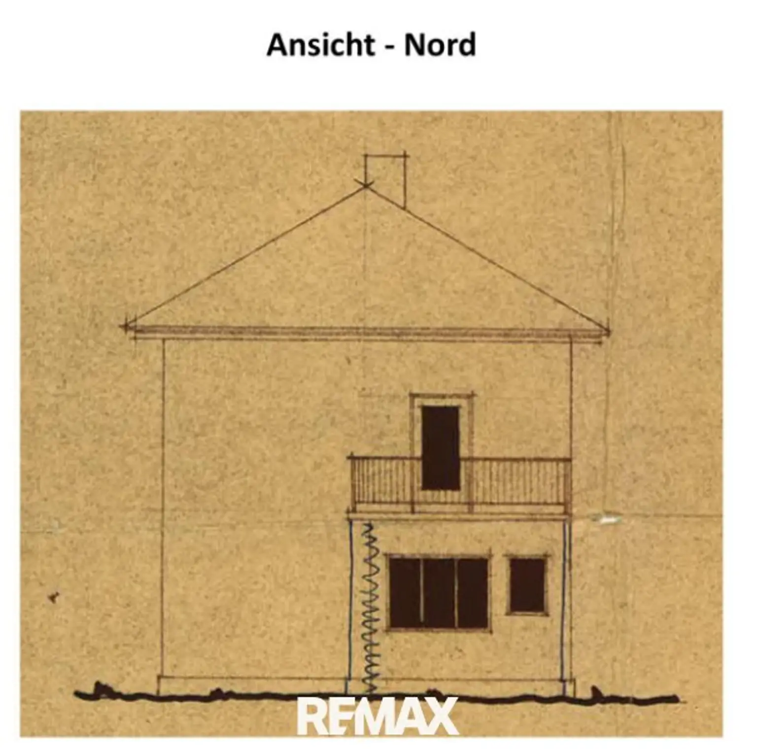 Plan Außenansicht-Nord