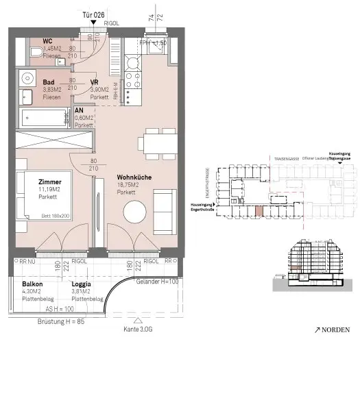 PROVISIONSFREI - Modernes wohnen am Donauufer mit Donaublick!