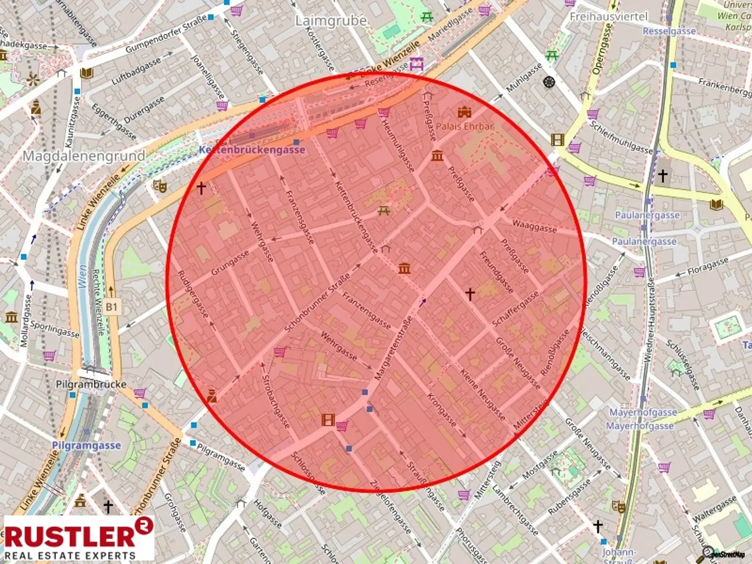 Funktionales Arbeiten mit Altbau-Charme – Büro Teilfläche in 1050 Wien