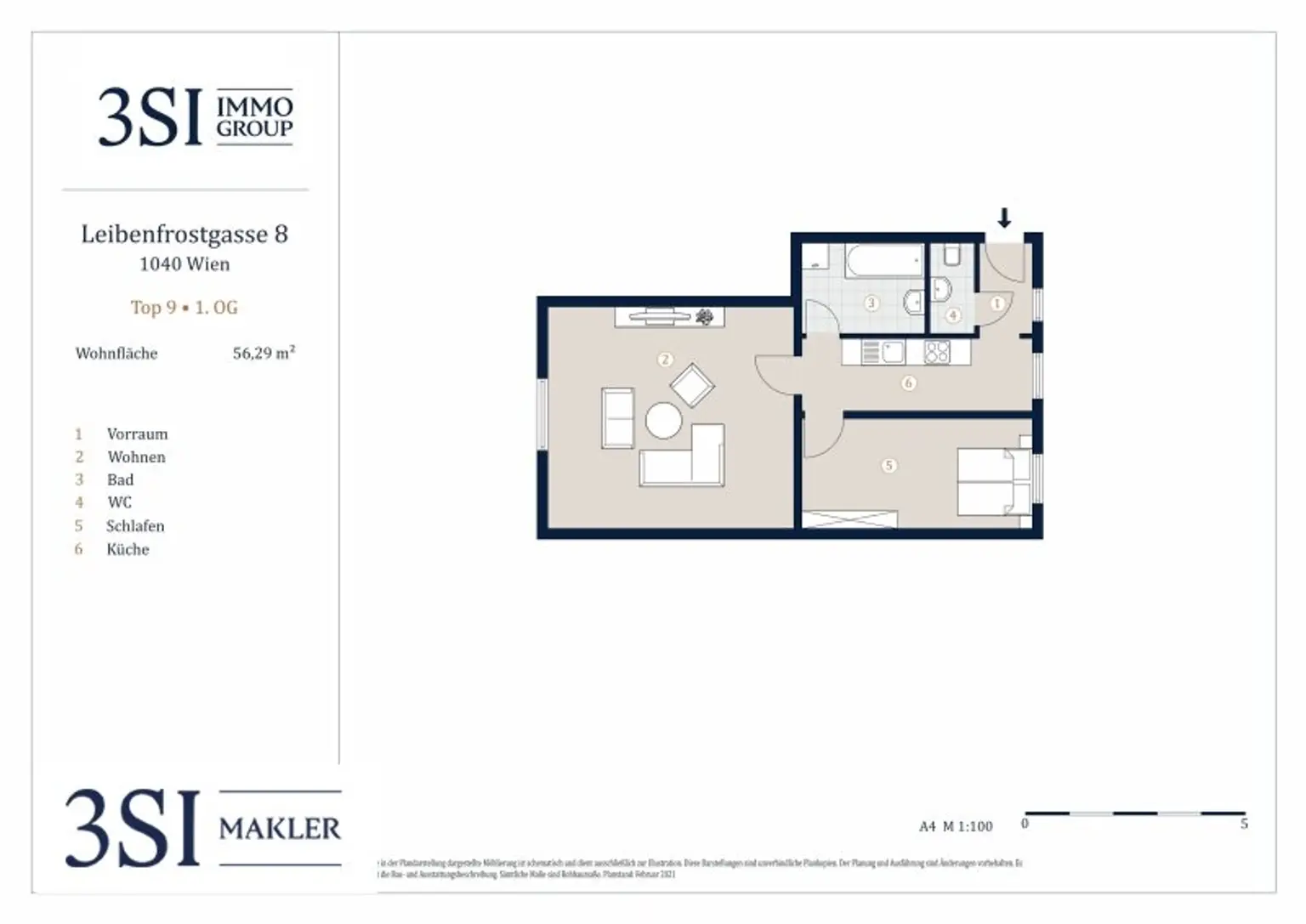 Optimale Wohnung in guter Lage und saniertem Gebäude!