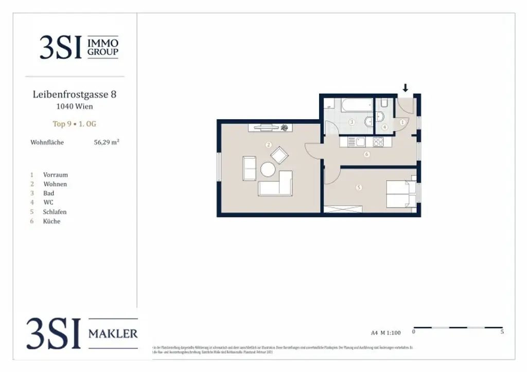 Optimale Wohnung in guter Lage und saniertem Gebäude!