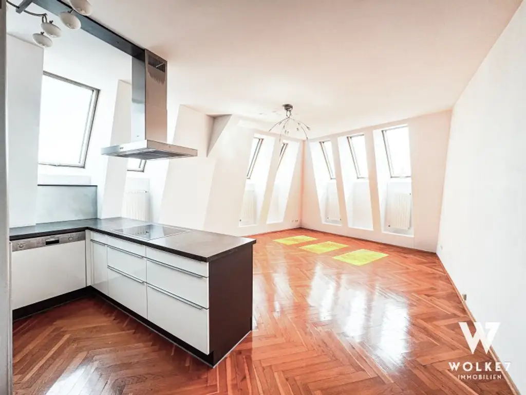 Dachterrassenwohnung mit 360° Panorama | 63m² Dachterasse | Am Spitz